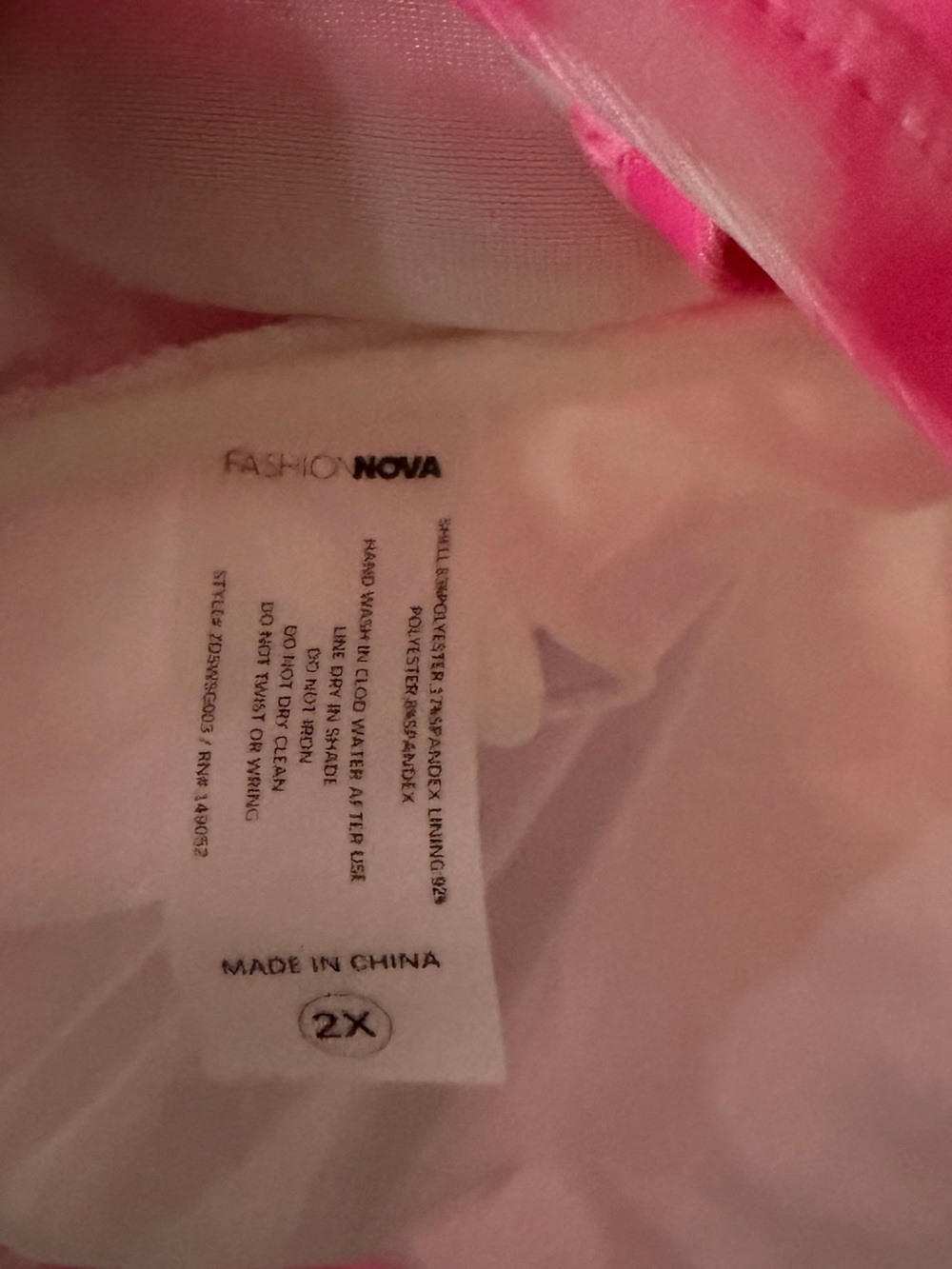 NWOT Fashion Nova Maui Mix And Match Bandeau Bikini Top - Picture 5 of 5
